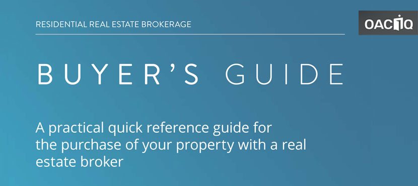 Cover of the OACIQ Buyer’s Guide