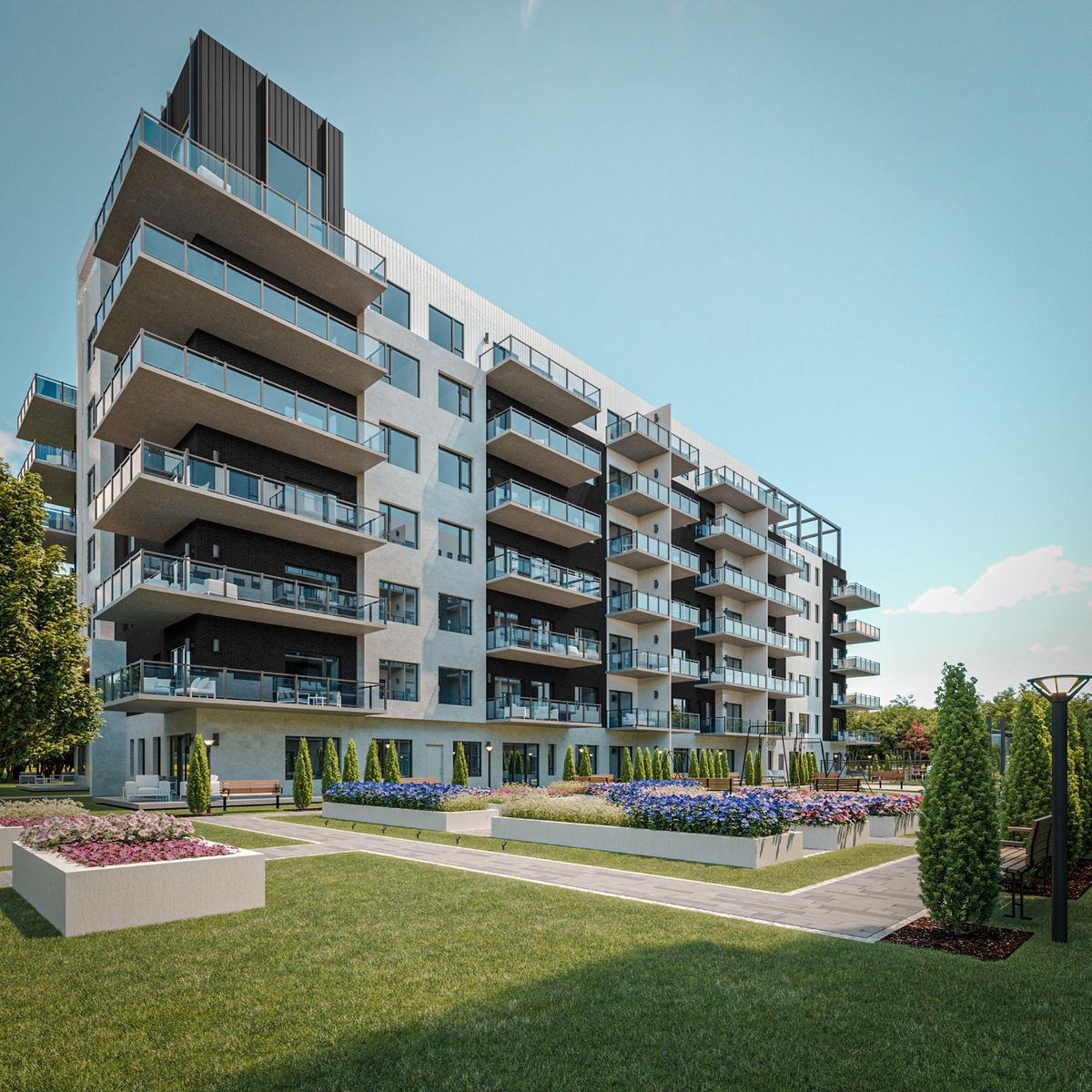 Photograph of the property at 6 Rue St-Pierre, app.103 in Saint-Constant