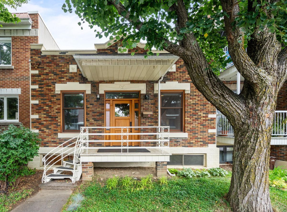 Photographie de la propriété située au 7205 Rue de Bordeaux à Montréal (Villeray/Saint-Michel/Parc-Extension) (Villeray)